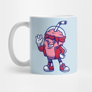 Cute Cool Milkshake Cartoon Mug